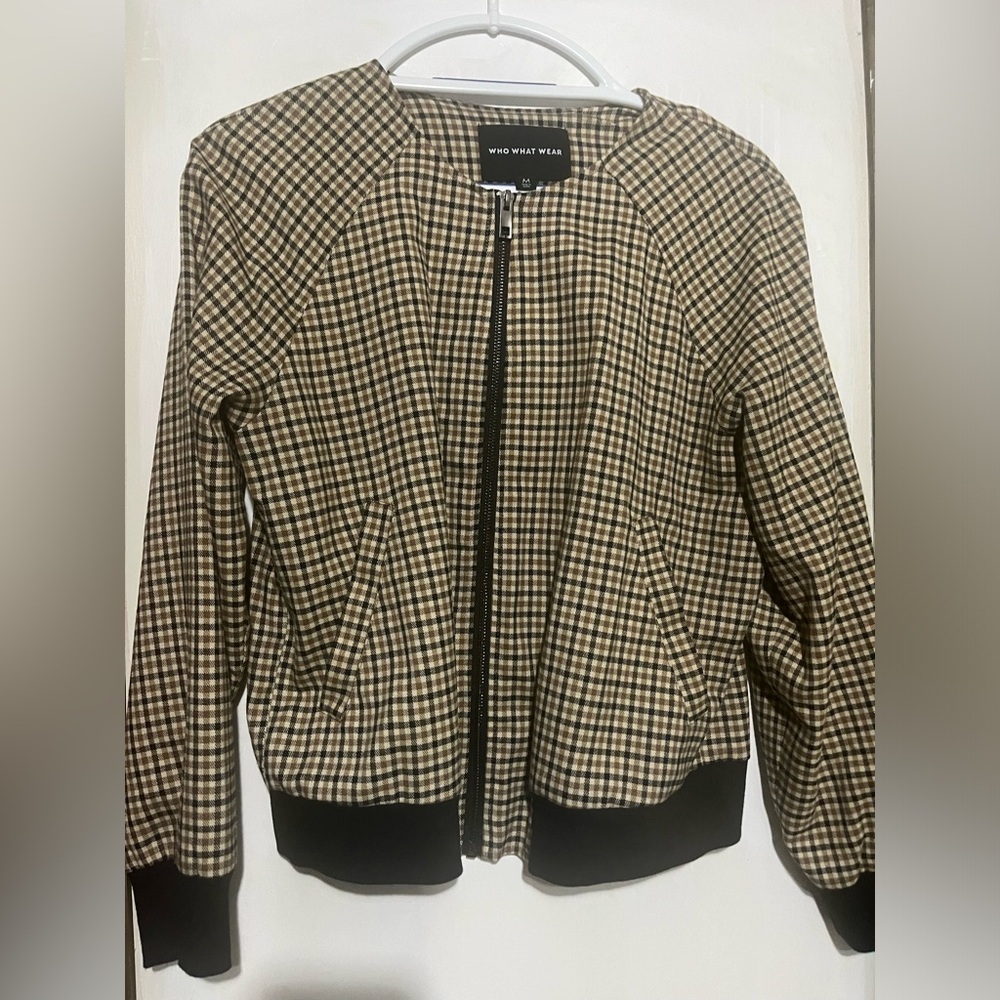 Target Who What Wear plaid jacket Size M